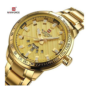 Naviforce Men's Stainless Steel Watch - Gold