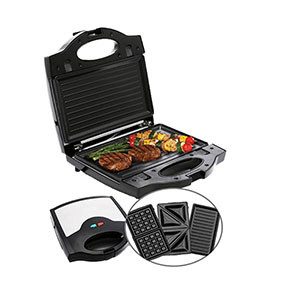 3 in 1 Sandwich, Grill & Waffle Maker