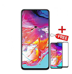 Samsung Galaxy A70 - 6.7,128GB+6BG RAM,(Dual SIM) - Black +FREE 5D SCREEN PROTECTOR