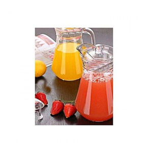 2 Pieces of Glass Jugs with Lids