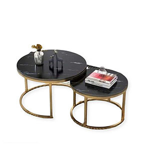 2 in 1 Marble Effect Tables