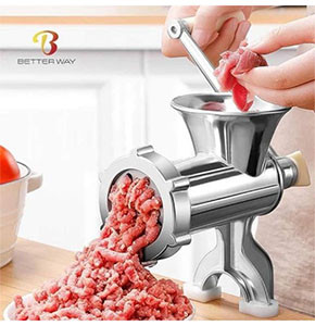 Manual meat mincer