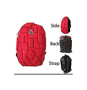 School Bag,Travel Bag with 3D Block Patterns