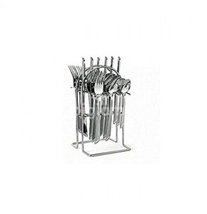 Stainless Steel 24PCs Cutlery Set With A Stand